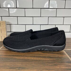 Skechers Reggae Fest Willows Womens Size 11 Shoes Black Relaxed Fit Slip On
